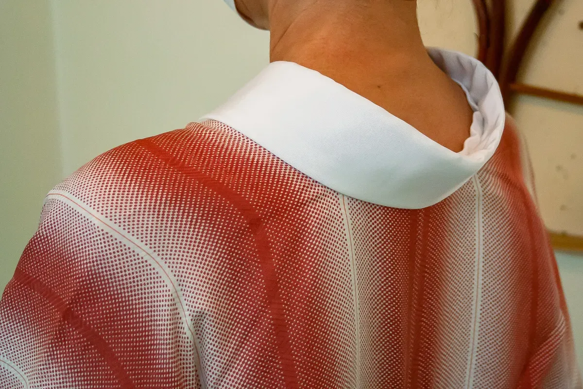 さくら造り襦袢の着用画像