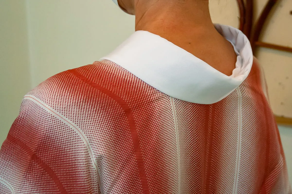 襦袢の着用画像